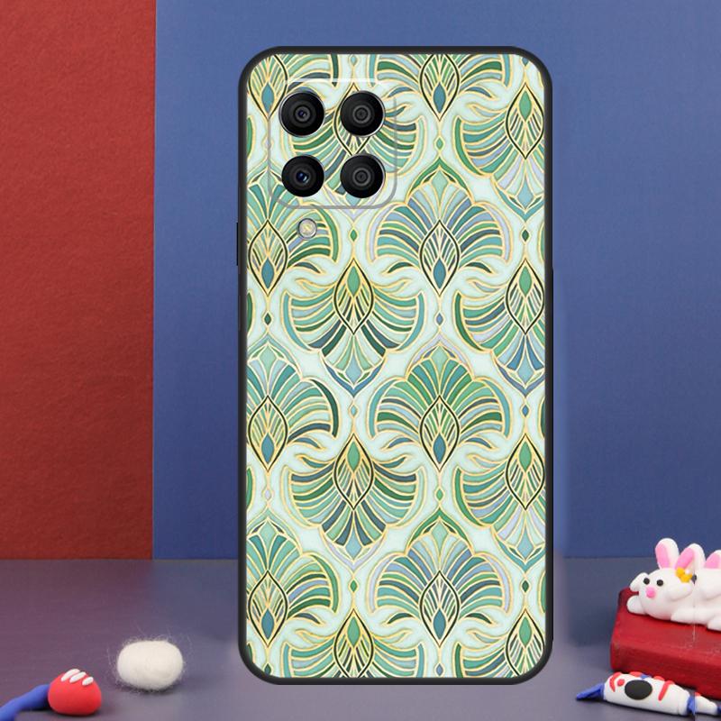 Muted Moroccan Mosaic Tiles Case For Samsung Galaxy M34 M14 M54 M13 M15 M36 M55 M35 M56 M16 M31 M11 M53 M12 M32 M52 M06