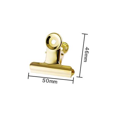 50mm Gold Stainless Steel Round Head Binding Clip for Office Documents