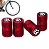 Generic Stem Caps | 4 Pcs Dog Paw Shape Leak Proof Valve Caps |