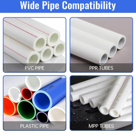 Wasserrohr-Öffner Hitzbehandelter legierter Stahl Rohrgewindeschneider Innen Außen Gewindeschneiden 3 Köpfe