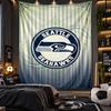Wall Hanging Tapestry Seattle Seahawks Print Cloth for Living Room Bedroom Home Decor