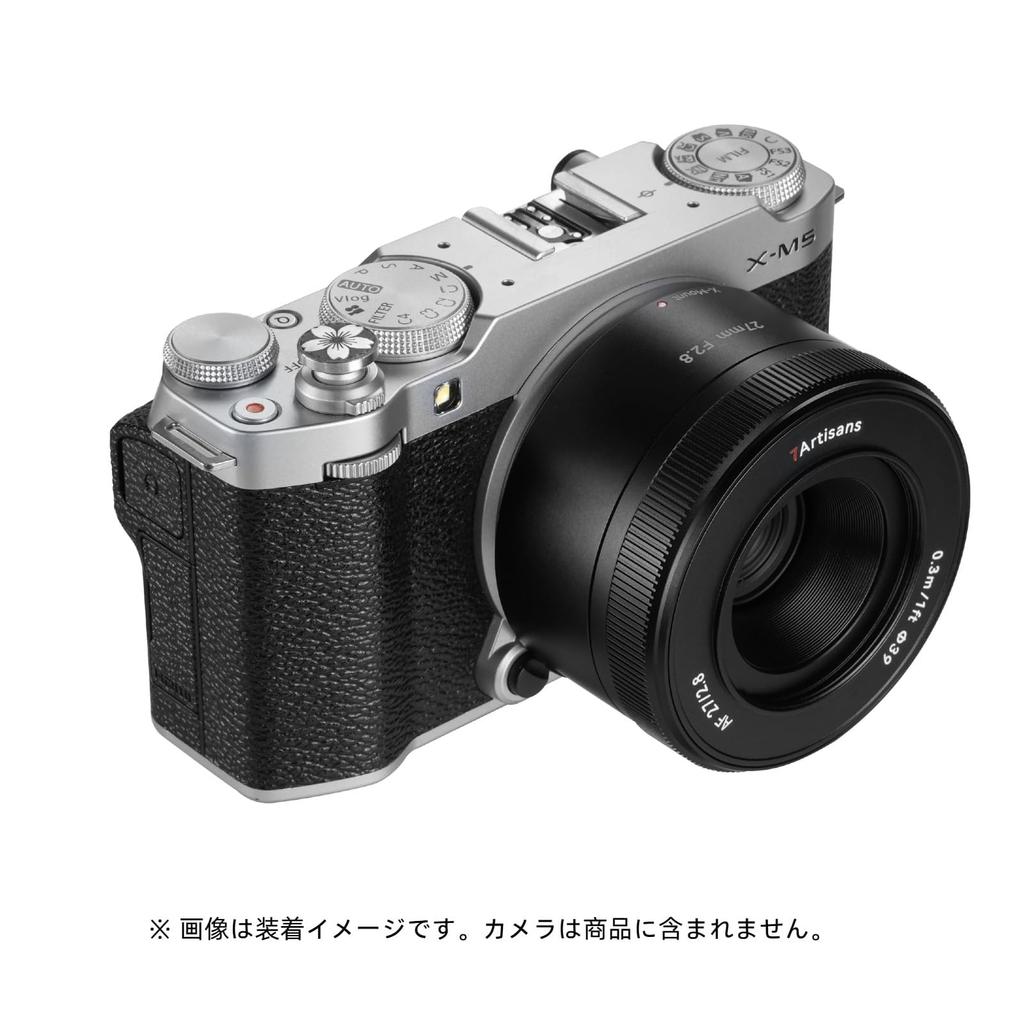 7artisans 27mm AF Prime Lens for Compatible with Fujifilm X Cameras f/2.8 X-Mount APS-C Cameras, Autofocus, Lightweight, Black, (2-Year Warranty)