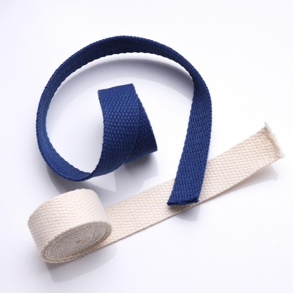 20mm Width Cotton Webbings Tape 1.3mm Thickness Bias Binding Tape  For Bag Strap