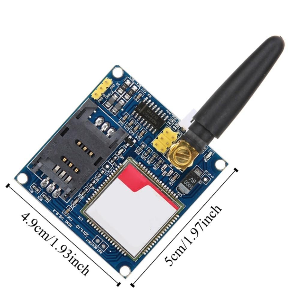 SIM 900A Entwicklungsboard Modul Mehrere Ports 50*49mm Drahtloses Erweiterungsmodul GPRS Board + Antenne SMS Übertragung