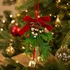 Small Christmas Wreath for Holiday Home Decor - Festive Wreath for Door and Wall