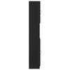 Bathroom Cabinet with Open Shelf UTRECHT Black