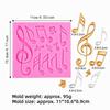 Non-Stick Fondant Mold Food Grade Silicone Cake Decoration Mold Chocolate Mold  Baking Crafting