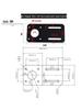 42/57/86 Flat I-Shaped Stepper Motor Bracket - 180° Mounting Plate