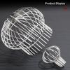 Stainless Steel Floor Drain Strainer Anti-Clogging Gutter Guard Mesh Cover for Bathroom Kitchen Sink Balcony Use