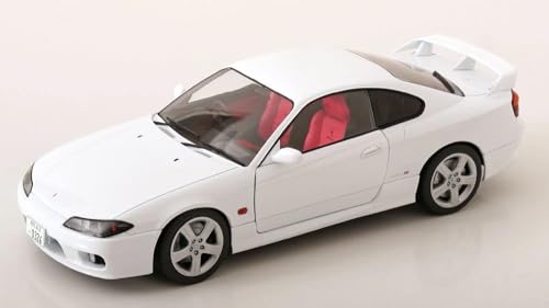 Solido 1/18 Nissan Silvia S15 SPEC-R Aero 1999 Aspen White Diecast Model Car [Parallel Import]