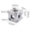 Rear Disc Brake Caliper Piston Rewind/Wind Back Cube Tool 3/8" Drive Tool