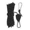Tent Rope Hanger Adjusted Internal Gear Ratchets Liftings Pulleys Lanyards Plant Growth Tent Lanyards with Carabiner
