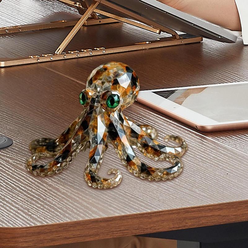 Octopus Statue Resin Sea Animal Ornament Collectible Sculptures For Outdoor Decor Beach Kitchen Desk Bathroom Offices Events
