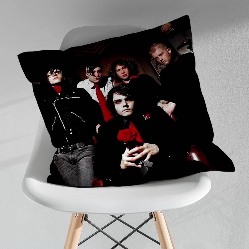 MMy CChemical RRomance Pillow Over Living Room Sofa Cushion Cover Home Decoration Bedroom Room Bed Pillow Cover