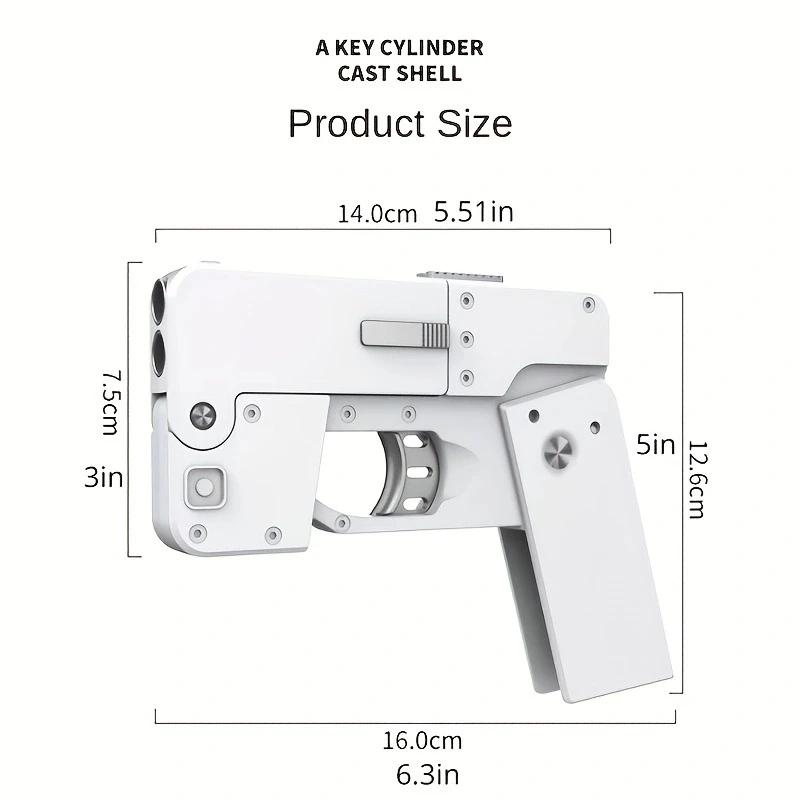 Mobile Phone Shape Folding Soft Bullet Gun Toy Novelty Toys Adults And Kids Creative Bullet Gun Sports