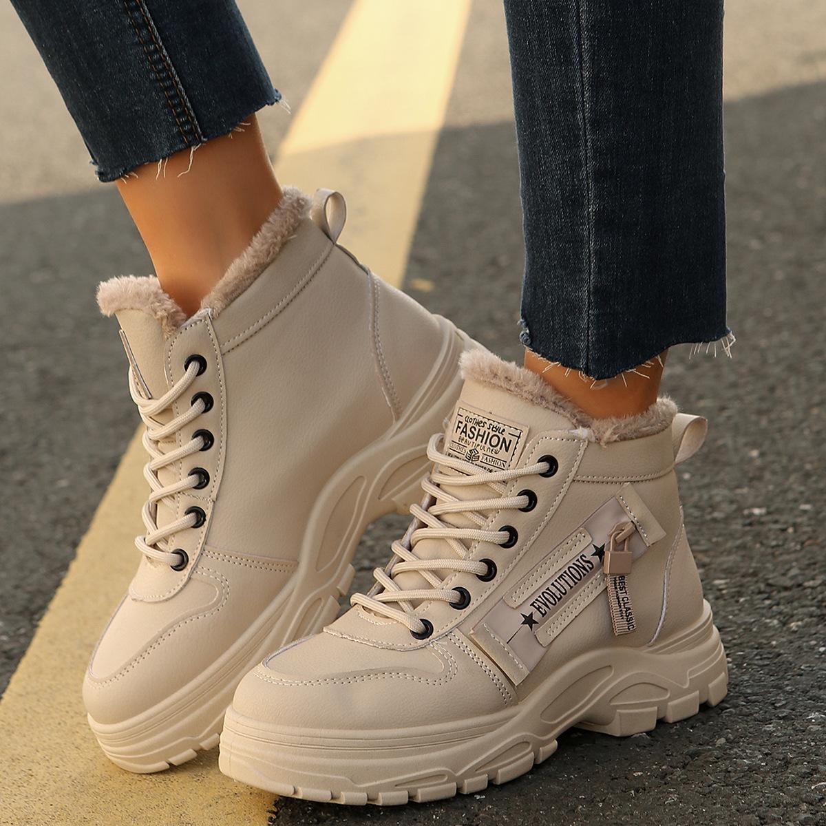 

Large Fashion Women s Boots Classic Black Boots Side Zipper Women s Ankle Boots Breathable 45