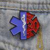 Medical Technology Personnel Firefighter Enamel Pins Brooch Pines Men Lapel Pins Badge Costume Accessories Doctor Nurse Gifts