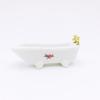 1/12 Dollhouse Miniature Porcelain Bathroom Set Ceramic