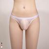 Men's Ultra-Thin Transparent T-Back Thong Briefs