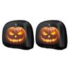 Halloween Car Headrest Cover with Scary Pattern - Printed Headrest Protector for Car Interior Decor
