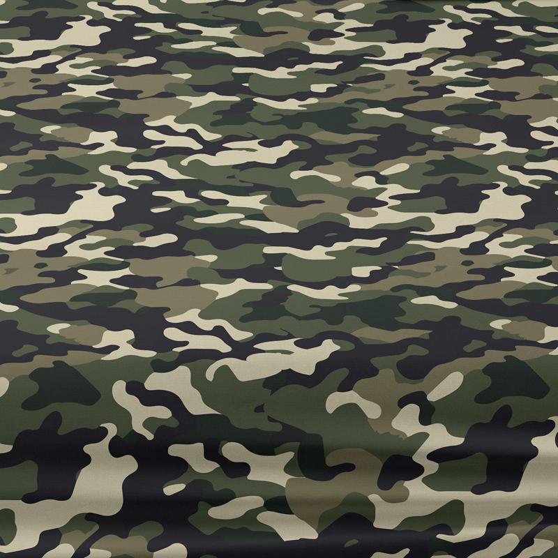 Camouflage 1Pcs Green Pattern Sanding Fitted Sheet, Bedroom Camouflage Printed Bedspread, Bedding Not Include Pillowcase