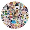 50-200 Cartoon Hybrid Anime Graffiti Stickers Decorate Notebook Suitcase DIY Waterproof Stickers