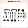 Aluminum Alloy Axle Rod for RC Cars, Assembly, Replacement Part 1/12 MN82Pro, MN82 And MN82S
