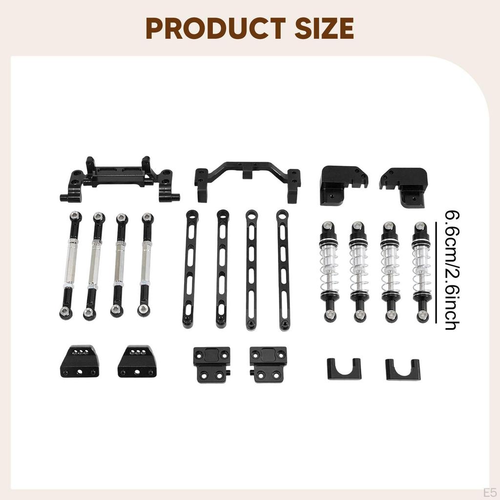 Aluminum Alloy Axle Rod for RC Cars, Assembly, Replacement Part 1/12 MN82Pro, MN82 And MN82S
