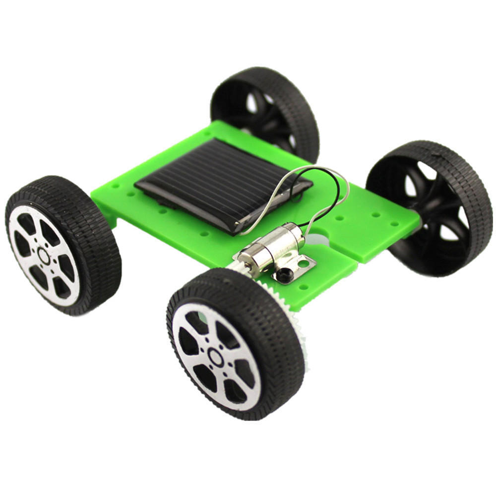 Solar Car Toy for Kids Mini DIY Assembled Energy Powered Car Kit STEM Educational Toys for Children Creativity Birthday Gift