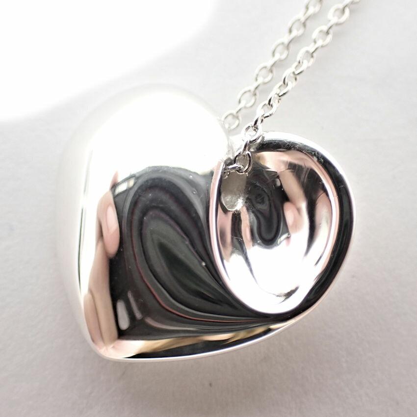 [Used] TIFFANY 925 Heart Pendant/Necklace/g538-66