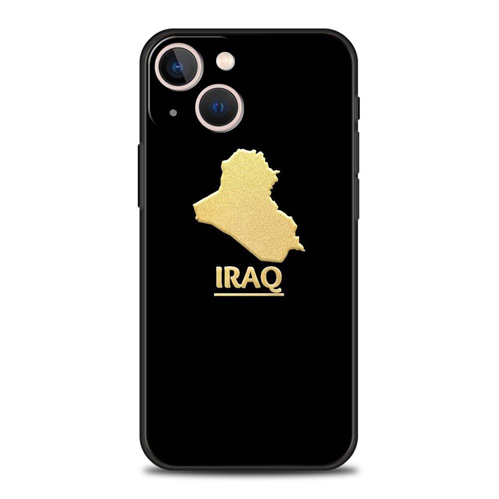 Saddam Hussein Iraq Flag For iPhone 11 12 13 15 16 14 Pro Max Phone CaX XR XS 7 8 Plus 2020 Black Soft Silicone Cover Funda