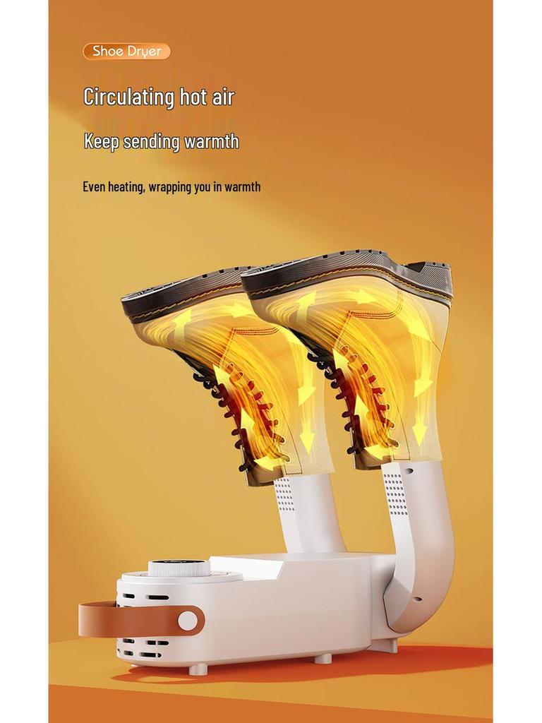 Smart Portable Shoe Dryer with Timer and Odor Removal