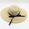 Summer Simple Floppy Sun Hat Women Wide Brim Beach Hat Girls Seaside Travel Foldable Straw Hat Sunscreen UV Protection Lady Cap