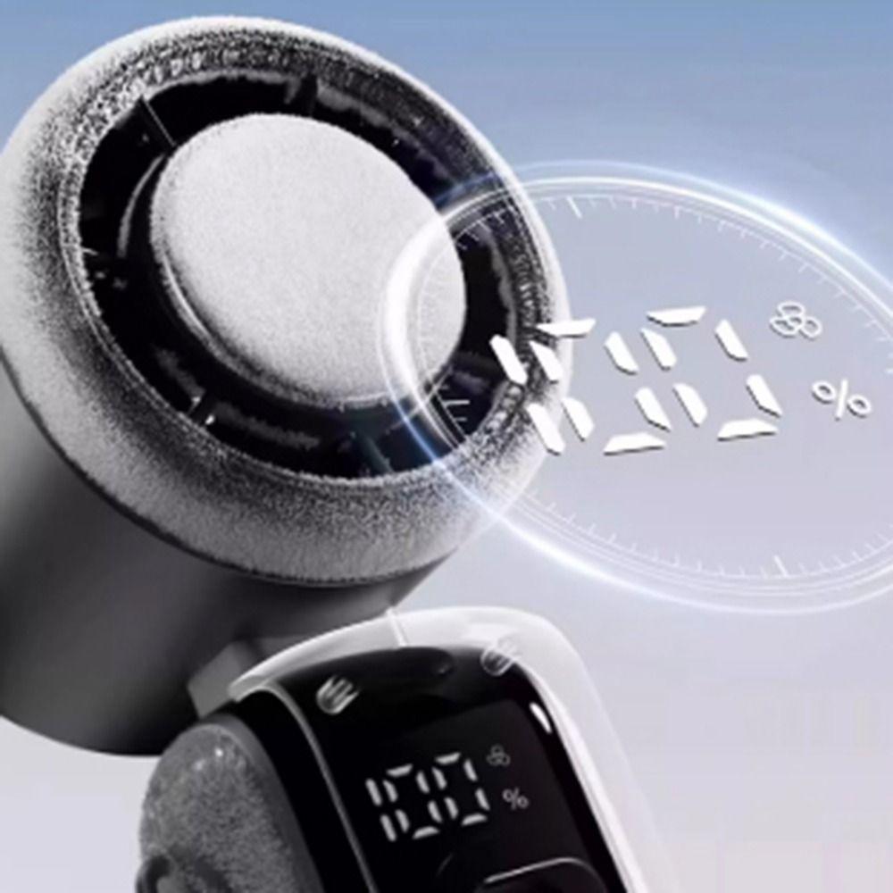 

Semiconductor Refrigeration Foldable Desk Fan 100 Speed Infinitely Powerful Turbo Fan Summer серый