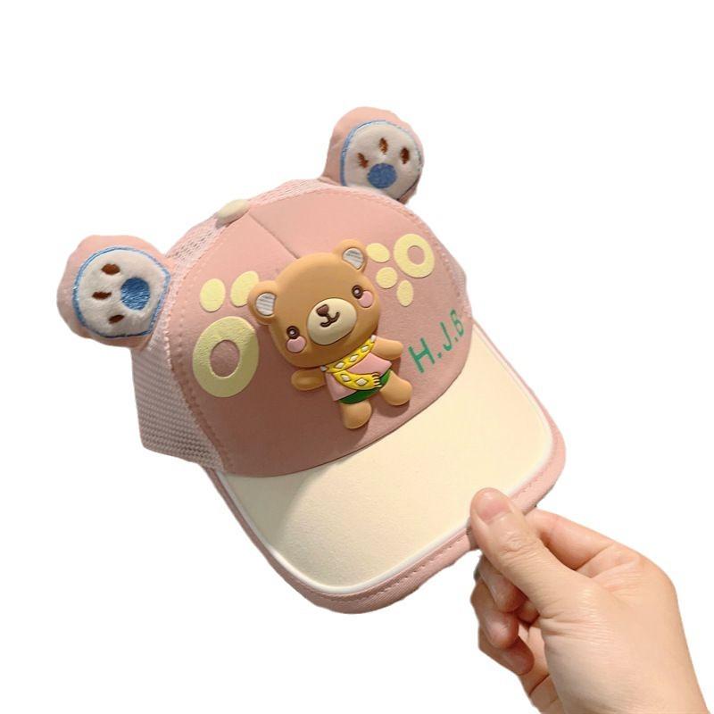 Summer Kids Breathable Mesh Sun Protection Baseball Cap Unisex Toddler UV Shield Visor Hat For Boys And Girls
