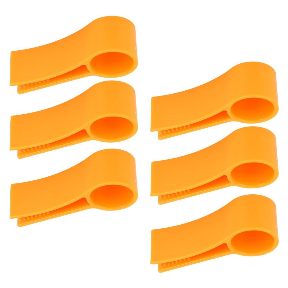 6Pcs Yellow Network Cable Straightener Ethernet Wire Loosener Telephone wire finishing arrangement