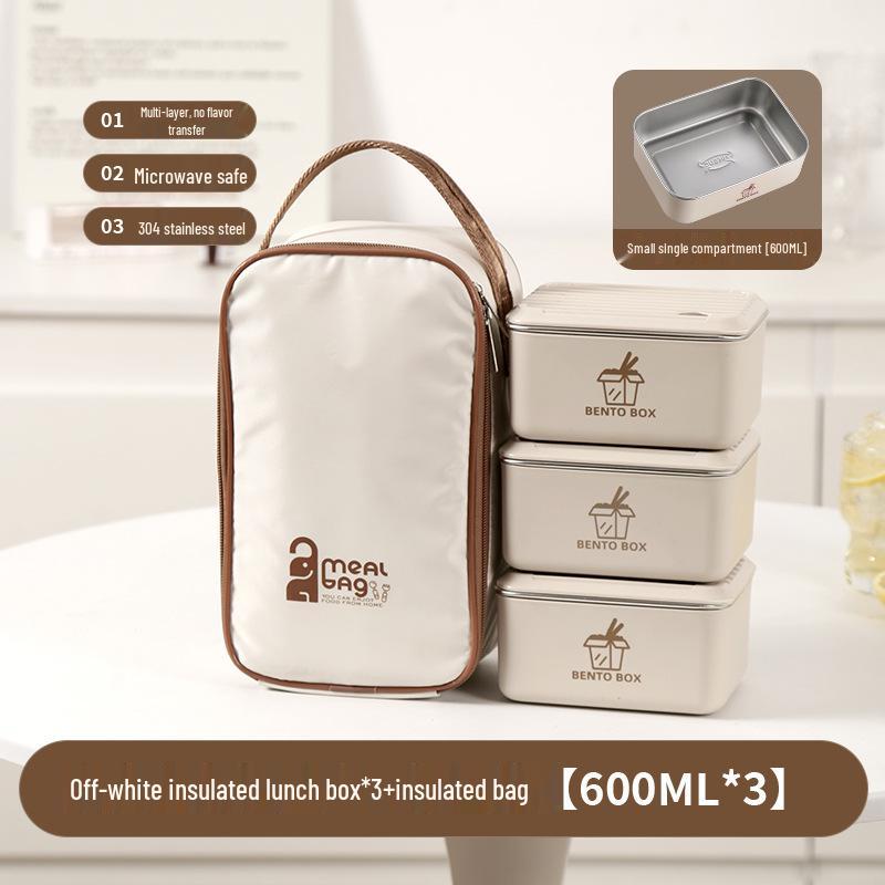 Large Capacity Microwaveable Stainless Steel Bento Lunch Box with Free Shipping