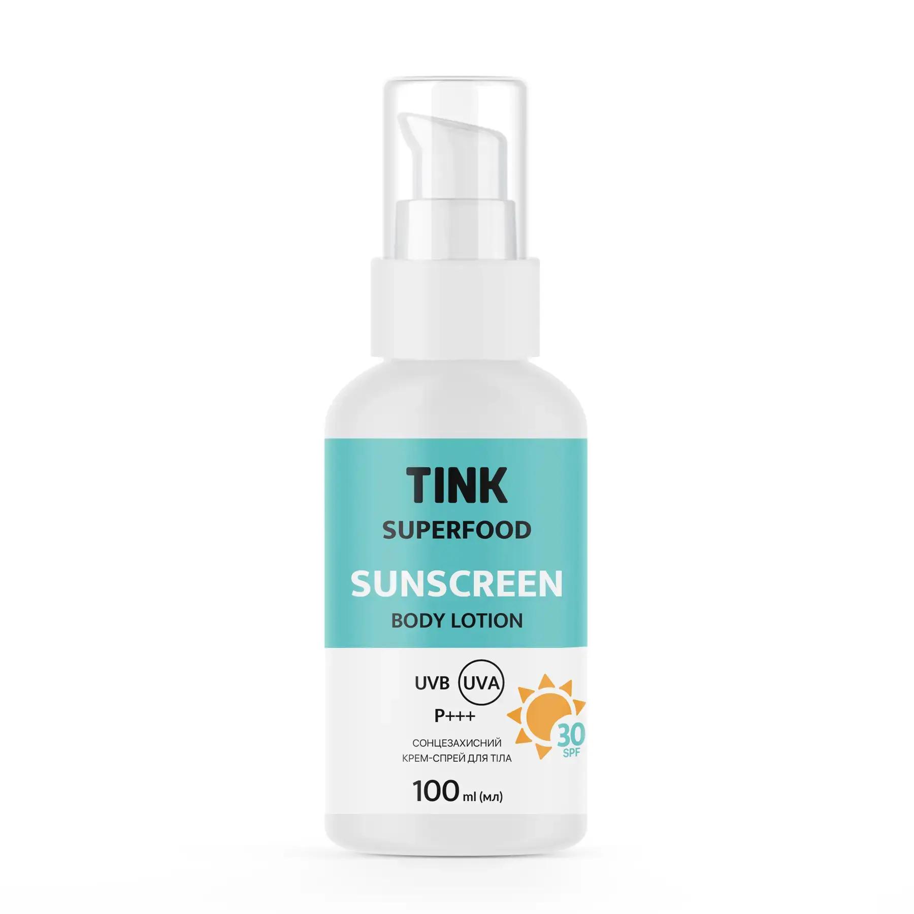 

Солнцезащитный лосьон для тела SPF 30 Tink 100 мл