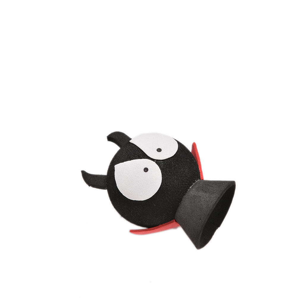 1 Pcs Red Shirt Devil Antenna Topper Eva Decorative Car Topper Balls Black