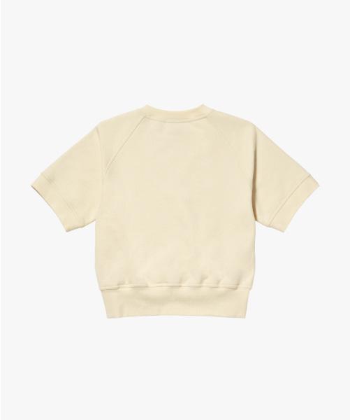 GOALSTUDIO Womens Cropped Sweat-Light Yellow