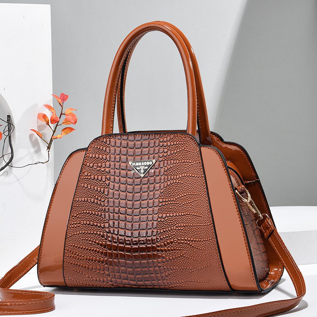 

Женская сумка-саквояж Кошельки Веганская искусственная кожа с тиснением под крокодила с верхней ручкой Большие сумки на плечо Сумки для женщин Рабочая сумка через плечо