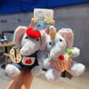 Animals Plush Capybara Keychain Cartoon Guinea Pig Pendant Plush Capybara Dolls  Backpack Decor