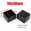 Black PVC Furniture Table Foot Tip Chairs Legs Pad Protector Cover Square/Round Caps Pipe Plug Lid Tube Hole Protection End Cap
