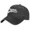 Papa Baseball Cap Vintage Distressed Style Adjustable Casual Summer Outdoor Hat for Unisex