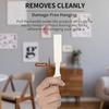 12 Pairs Double-sided Self Adhesive Strip Punch-free Wall Hanger Decorate Frame Tape Strips