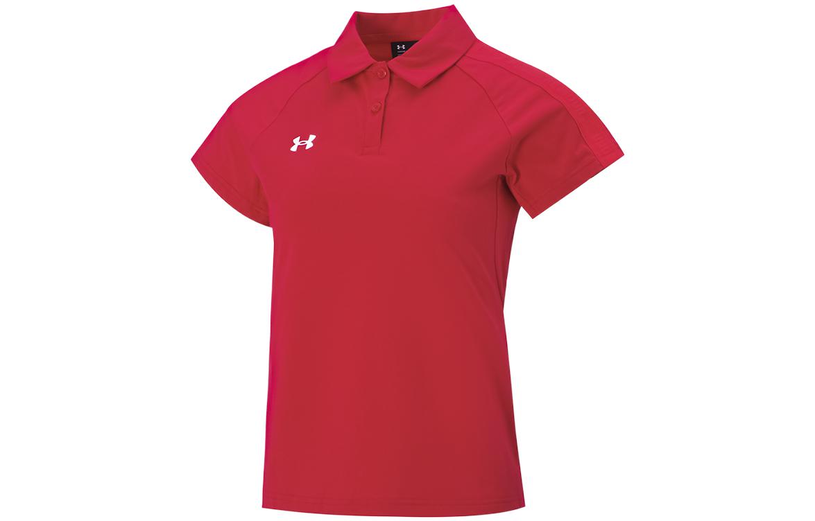 Женские рубашки-поло Under Armour Красный воротник-поло Умеренный прямой крой 22500522-600 XL