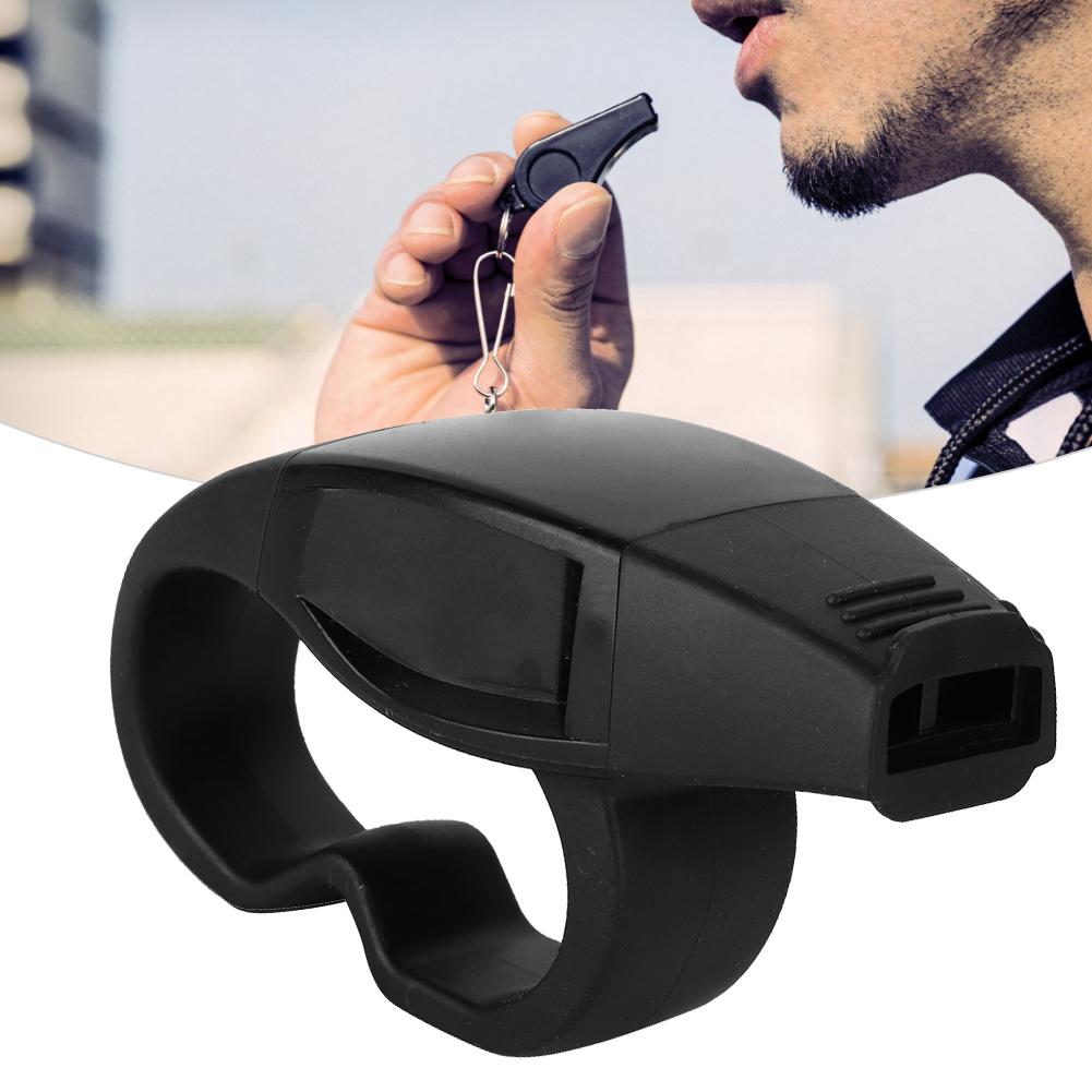 ABS Black Football Basketball Competition Training Sports Special Referee Whistle Outdoor Tool Supply