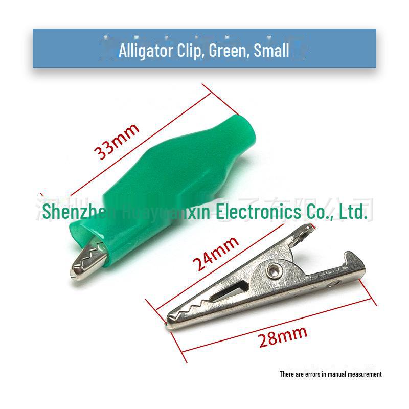 Cleme electrice tip crocodil: Cleme de testare cu teacă pentru baterii, cabluri și alimentare - mici, medii, mari