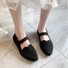 Fashion 2025 Solid Color Mesh Mary Jane Shoes Size Female Summer Footwear Non-slip Breathable Loafers Woman Ballet Shoes