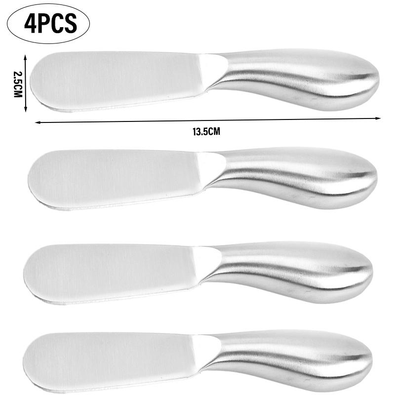 2 Style Stainless Steel Butter Cutter Cheese Cake Jam Cream Spatula Multifunction BreadKnife DIY Portable Kitchen Baking Tools